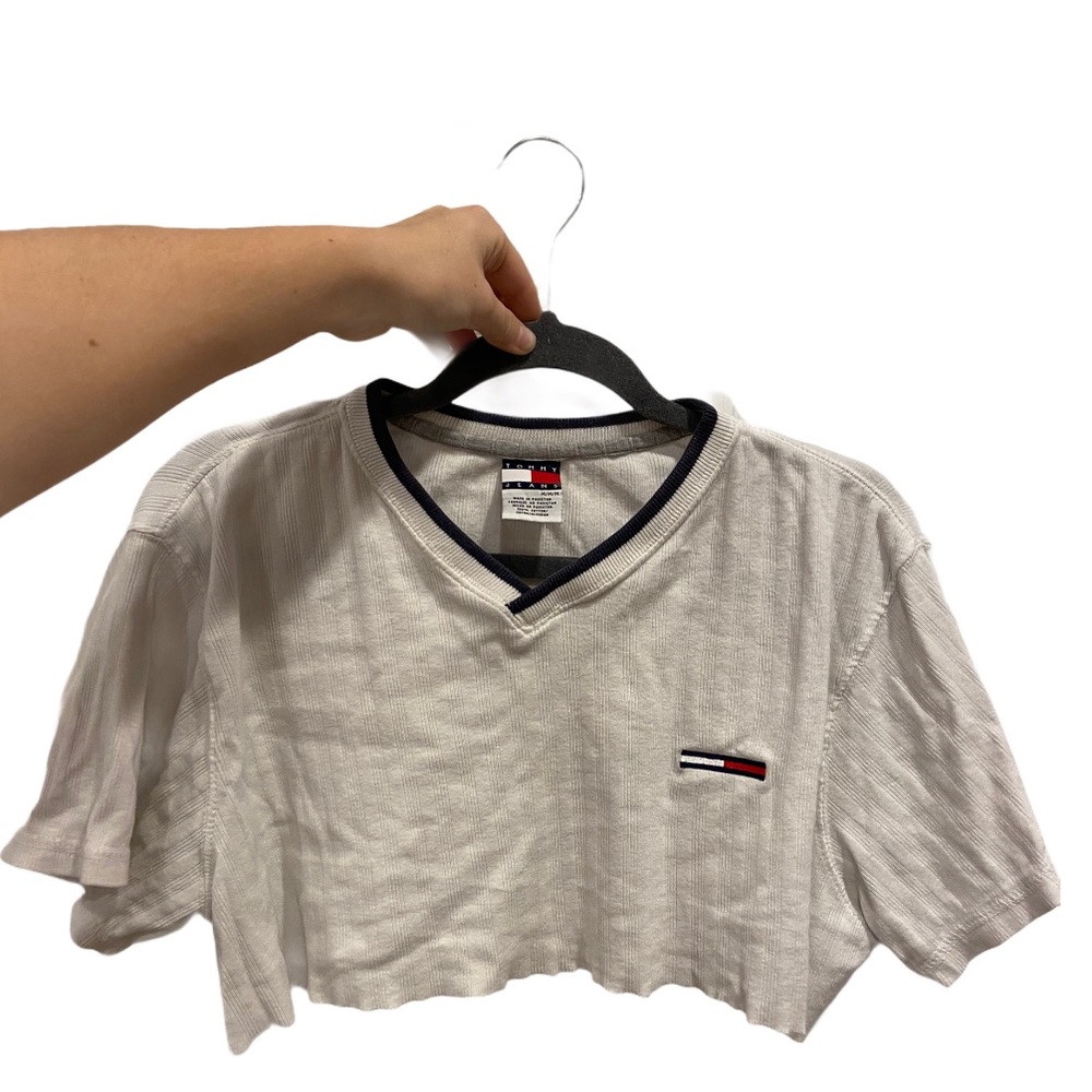 tommy hilfiger crop top